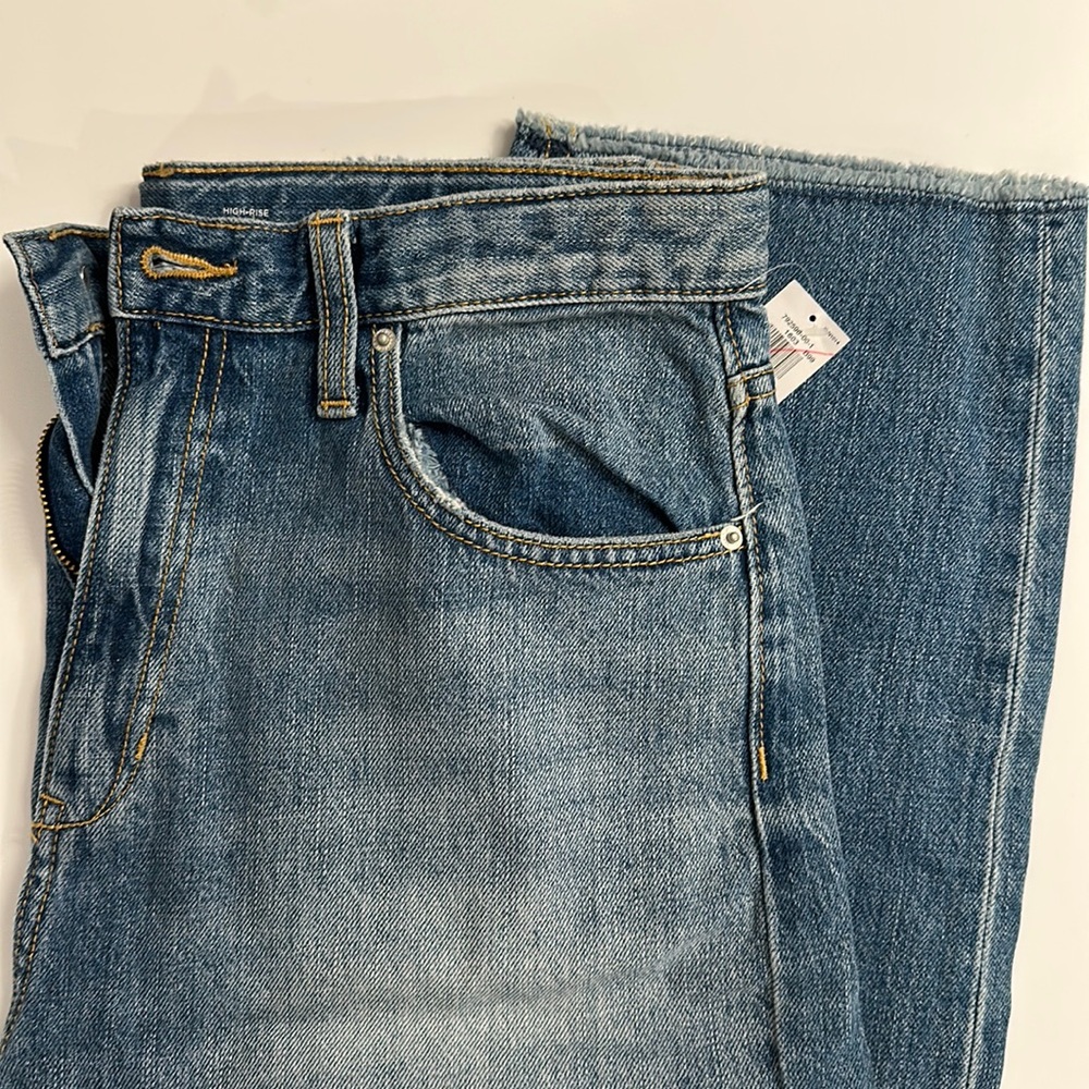 Wide Leg Slouch Straight denim pant. Size 16Plus